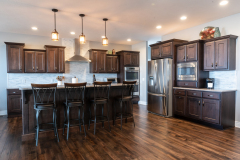 Dark Stained Maple Kitchen 